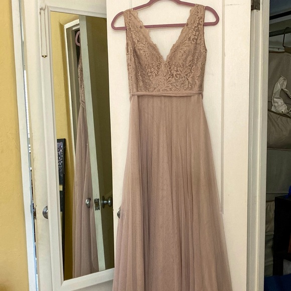 Watters Bridesmaid Dress Desiree Size 0 - Picture 1 of 8